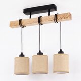 Brilagi Plafonski luster NUBILA 3xE27/60W/230V borovina/svetlo braon | Eponuda.com