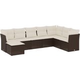 The Living Store Vrtna sedežna garnitura 8-delna z blazinami rjav poli ratan - Vrtna Sedežna Garniture, (21460444) | Shoptok.si