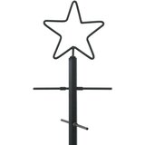 vidaXL Metalna božićna jelka Crna 60 cm Čelik s praškastim premazom | shoptok.hr