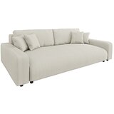 Ropez Krem sklopiva/s prostorom za odlaganje sofa od samta 234 cm Sara – Cijene