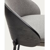 Kave Home Črno-siv barski stol (višina sedeža 77 cm) Eamy – | Shoptok.si