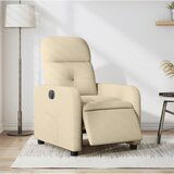 Maison Chic Električni naslanjač - Relax naslanjač krem tkanina, (22061511) | Shoptok.si