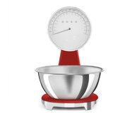 Smeg KSF01RDWW Digitalna i analogni 5 kuhinjska vaga, retro dizajn 50-ih, kg, maks. crvena | shoptok.hr