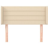  Uzglavlje s ušima krem 83x16x78/88 cm od tkanine | shoptok.hr