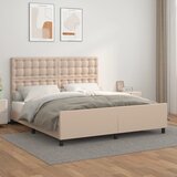  Okvir za krevet s uzglavljem cappuccina 160x200 cm umjetna kože | shoptok.hr