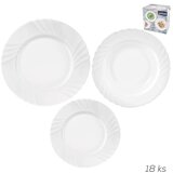 Orion Steklen jedilni servis 18 ks Luna – | Shoptok.si