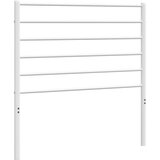 vidaXL Kovinsko vzglavje belo 100 cm | Shoptok.si