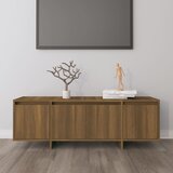 vidaXL TV omarica rjavi hrast 120x30x40,5 cm iverna plošča Cene