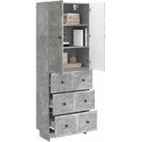  Set ormara 2 pcs Betonska siva 66 x 34,5 x 90 cm | shoptok.hr
