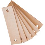 Leander® set od 6 kožnih ručki za komode i ormare natural | shoptok.hr
