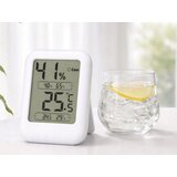 Digitalni osvetljen LCD termometer higrometer 8cm bel | Shoptok.si