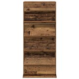  Polica za časopise s policom Staro drvo 70 x 41 x 156 cm | shoptok.hr