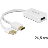 Delock 62496 DisplayPort / HDMI / USB adapter [1x ženski konektor HDMI - 1x muški konektor DisplayPort, USB-A utikač] bi | Eponuda.ba