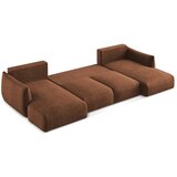 Makamii Sklopiva kutna garnitura boja terakote (u obliku slova "U") Leila – | shoptok.hr