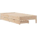  Okvir kreveta bez madraca 75 x 190 cm od masivne borovine | shoptok.hr