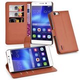 Cadorabo Ohišje, združljivo z Honor 6 PLUS v sedlo rjave barve - Zaščitni ovitek z magnetnim zapiranjem, stoječo funkcijo in režo za kartice, (20550848) | Shoptok.si
