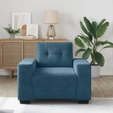 SOFA fotelja plava 100x78x80 cm baršun | shoptok.hr