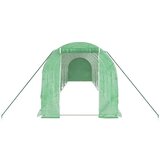  Staklenik s čeličnim okvirom zeleni 20 m² 10 x 2 x 2 m | shoptok.hr