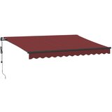 vidaXL Tenda na automatsko uvlačenje bordo 350x250 cm | shoptok.hr