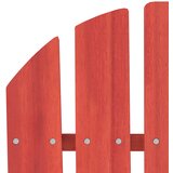 Vrtna stolica Adirondack od masivne jelovine crvena | shoptok.hr