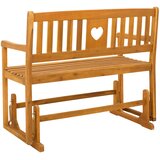  Vrtna Ležaljka Prirodna 110 x 59 x 97 cm Čvrsto drvo akacije | shoptok.hr