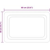  LED kupaonsko ogledalo s ogledalom *Transparent*an 60 x 40 cm | shoptok.hr
