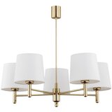  Argon 2106 - Luster na štangu PONTE 5xE27/15W/230V mesing/krem | Eponuda.com