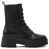 Škornji Combat Boot 40T4BKFE6L Črna