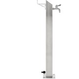 Vrtni stup za vodu od nehrđajućeg čelika četvrtasti 95 cm | shoptok.hr