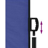  Uvlačiva bočna tenda 140 x 600 cm plava | shoptok.hr