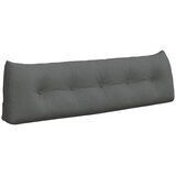 vidaXL Poglavni vzglavnik Temno siva 160 x 24 x 50 cm blago, (5000277851) Cene