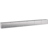  Povišeni vrtni krevet Srebrna 600 x 40 x 55 cm cinkani | shoptok.hr