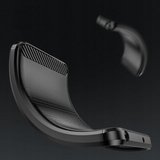 Techsuit Carbon Silicone maska za Samsung Galaxy A34 5G - crna | shoptok.hr