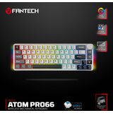 Fantech Tastatura mehanička Gaming MK919 Atom PRO66 siva (Blue switch) | ePonuda.com