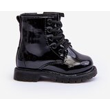 Boto Children's Boots Laquered With Zipper Black Tibbie | ePonuda.com