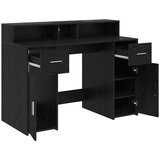  Stol s ladicama Crni hrast 120 x 55 x 91 cm Konstruirano drvo | shoptok.hr