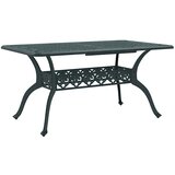  Vrtni stol zeleni 150 x 90 x 72 cm od lijevanog aluminija | shoptok.hr