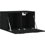  Zidni ormarić crni 60 x 36,5 x 35 cm od konstruiranog drva | shoptok.hr