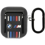 BMW POKROV ZA ETUI MULTIPLE COLOURED LINES ZA AIRPODS 1 2 ČRN, (22006249) Cene