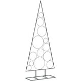 vidaXL Kovinska novoletna jelka za dekoracijo črna 150 cm | Shoptok.si
