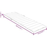  Jastuk za ležaljku prošarani zeleni 200 x 70 x 4 cm od tkanine | shoptok.hr