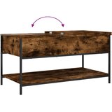  Stolić za kavu boja hrasta 100 x 50 x 50 cm od drva i metala | Eponuda.com