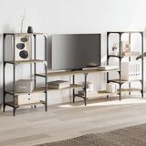 vidaXL TV omarica sonoma hrast 206,5x28,5x95 cm inženirski les | Shoptok.si