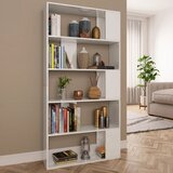 vidaXL Ormarić za knjige / sobna pregrada sjajni bijeli 80x24x159 cm Cijene