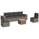  7-dijelni set vrtnih sofa sivi od poliratana | shoptok.hr