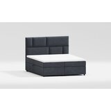 Ropez Tamno sivi boxspring krevet s prostorom za odlaganje 140x200 cm Lola – | shoptok.hr