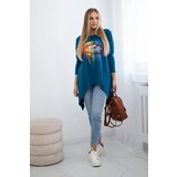Kesi Oversize blouse with a rainbow print marine | shoptok.hr