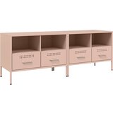 Furnova TV omarica 2 kosa roza 68x39x50,5 cm jeklo, (21922627) | Shoptok.si