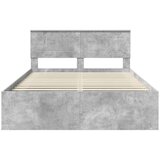  Konstrukcija postelje Beton 160 x 200 cm Konstruiran les, (5000121350) | Shoptok.si