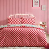 Catherine Lansfield Zelena/rožnata enojna posteljnina 135x200 cm Santa's Howdy Christmas – | Shoptok.si
